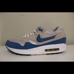 Nike Air Max 1 Varsity Blue 2009 Qs Sneaker Size 9